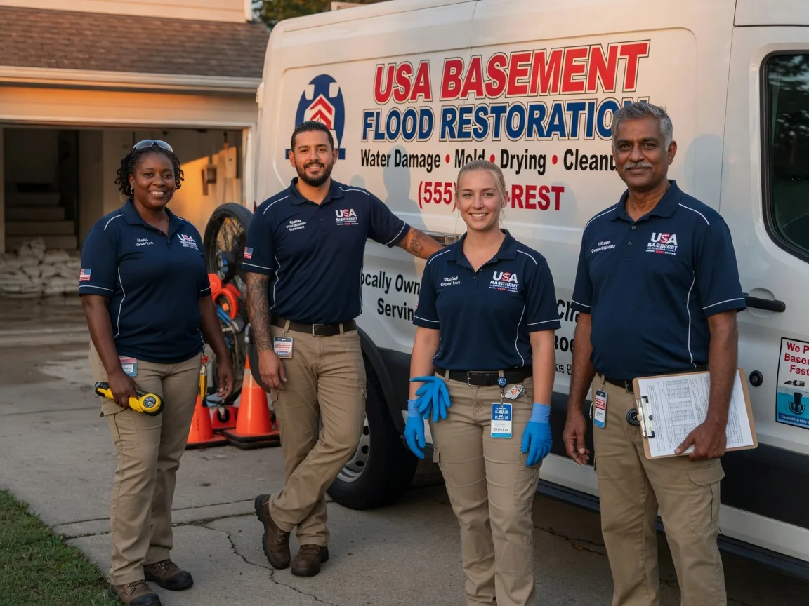 Basement Flood Cleanup company in Florien, LA